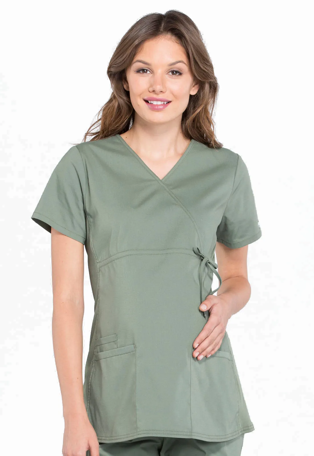SVH - Physical Therapy - WW685 Olive Cherokee Women's Maternity Top