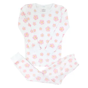 Sweet Flowers Printed Pajamas  | Girl