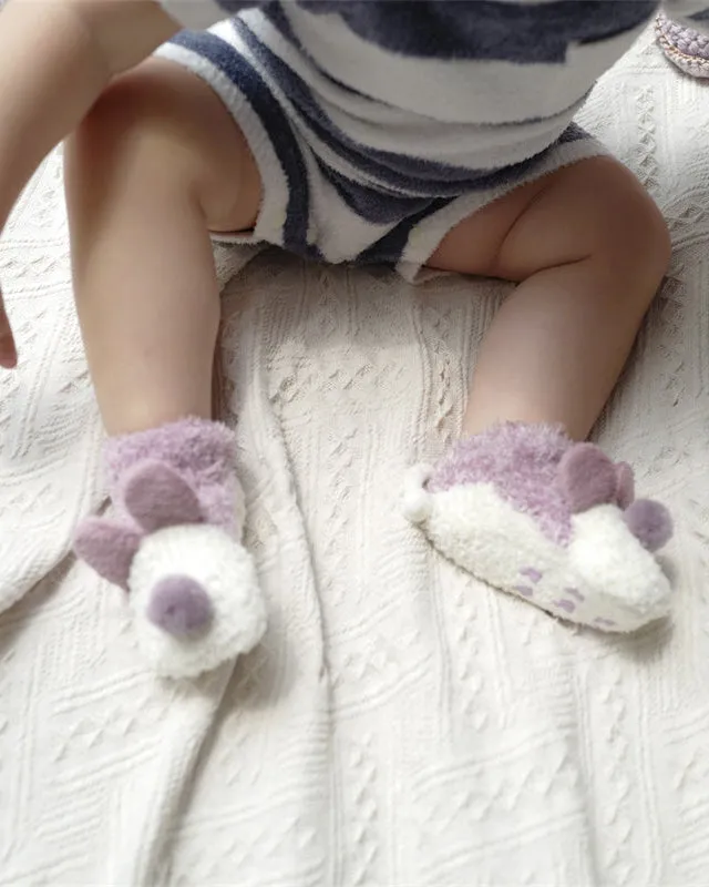Sweetnana Cozy Ankle Crew Socks for Kids & Toddlers, Super Soft Non-Slip Thickened Socks, Perfect for Winter Stockings and Everyday Comfort