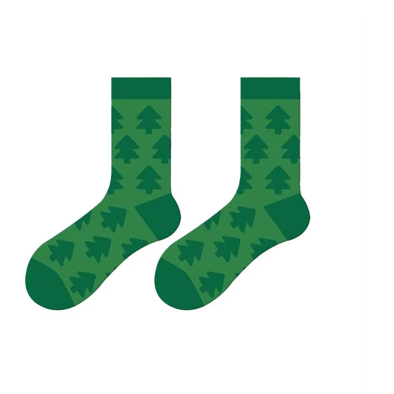 Sweetnana Terry 3D Solid Autumn/Winter Thick Thickened Warm Crew Socks,  Cotton Colored Plush Pattern Socks for Women Seamless Socks.