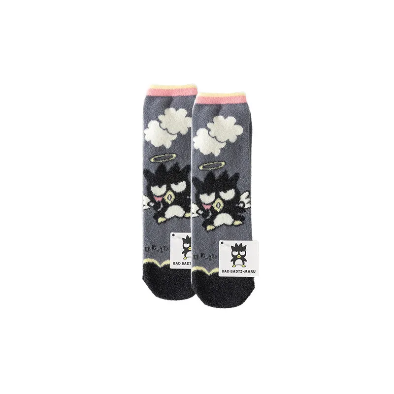 Sweetnana Women's Cozy Crew Socks - Sanrio Cute Cartoon Characters Lovely Socks, Winter Socks Warm and Soft Socks.