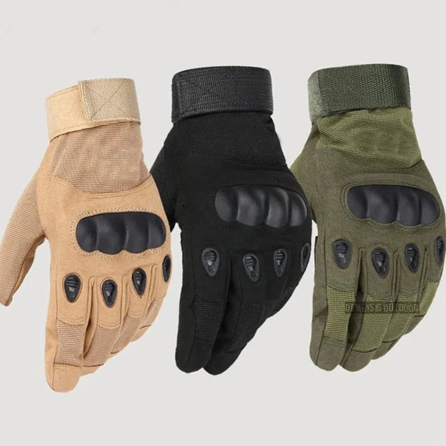 Tactical Full Finger Warm Windproof Winter Gloves