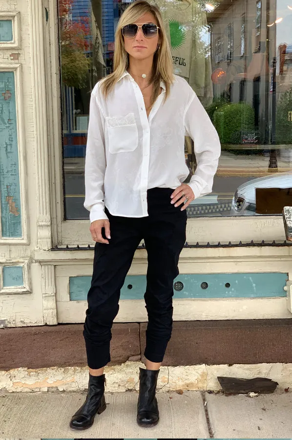 Tais Jac Leo Bisous Shirt - White