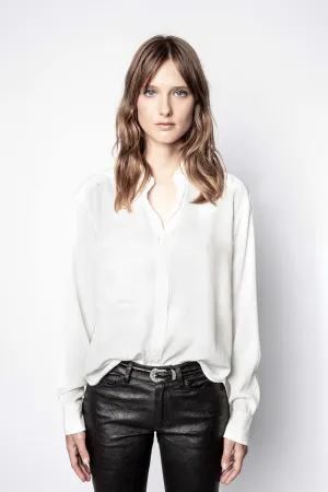 Tais Jac Leo Bisous Shirt - White
