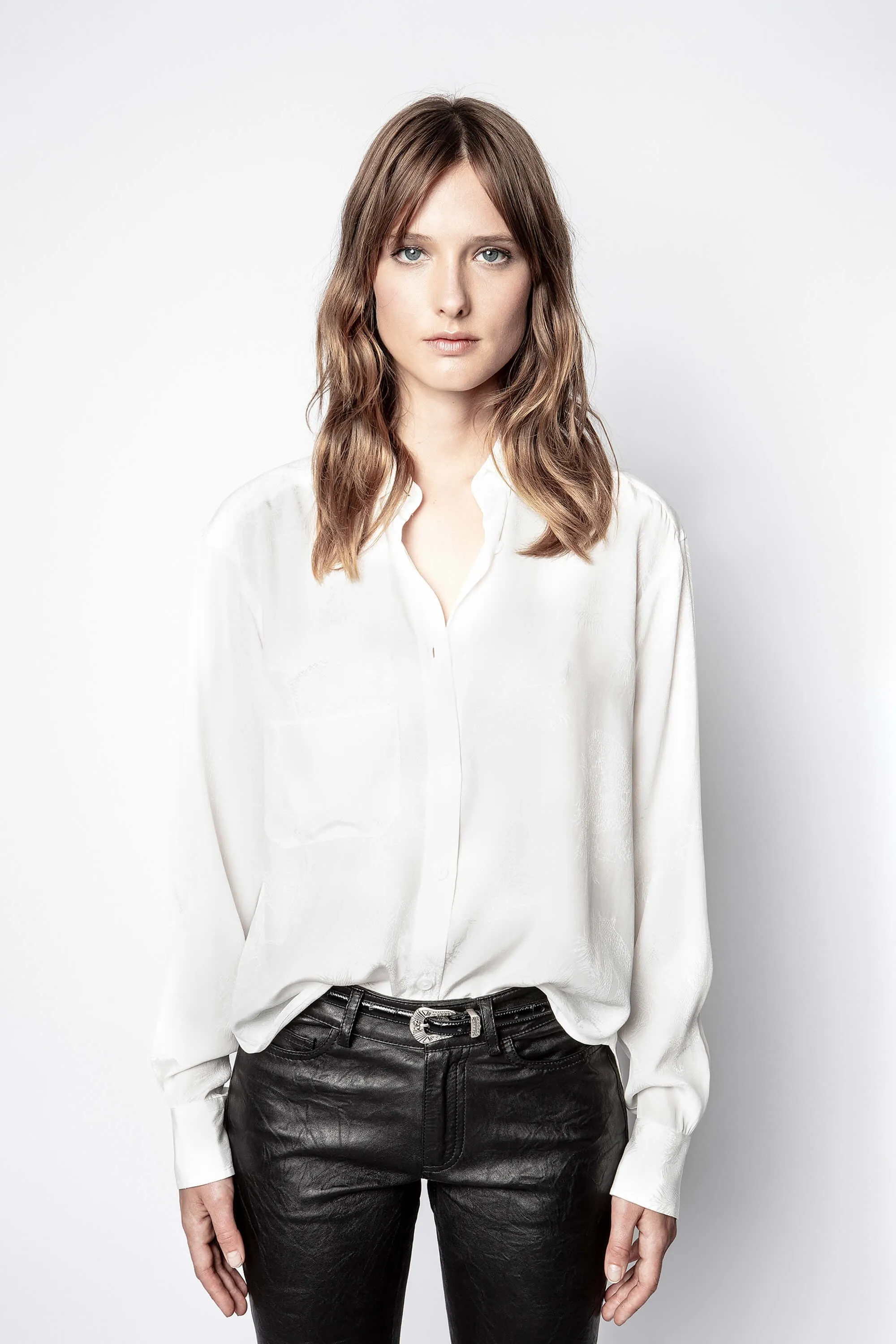 Tais Jac Leo Bisous Shirt - White