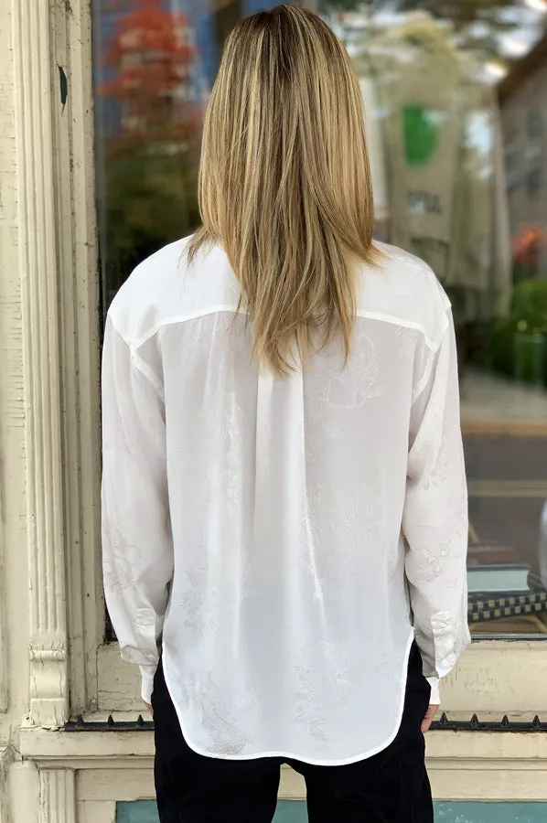 Tais Jac Leo Bisous Shirt - White