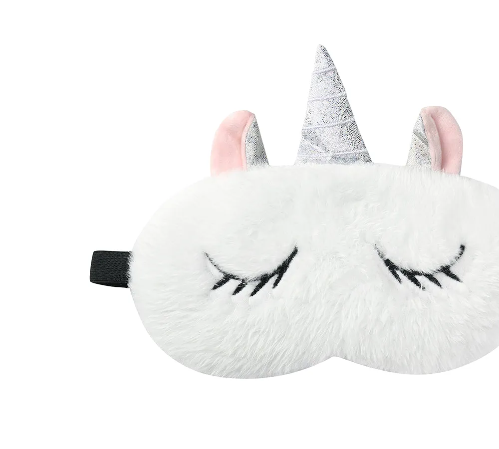 TARRAMARRA® Faux Fur Ultra Plush Unicorn Eye Mask