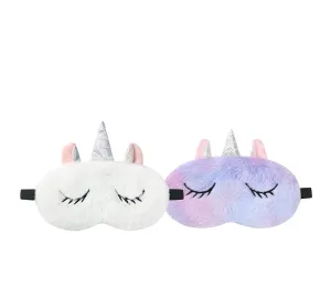 TARRAMARRA® Faux Fur Ultra Plush Unicorn Eye Mask