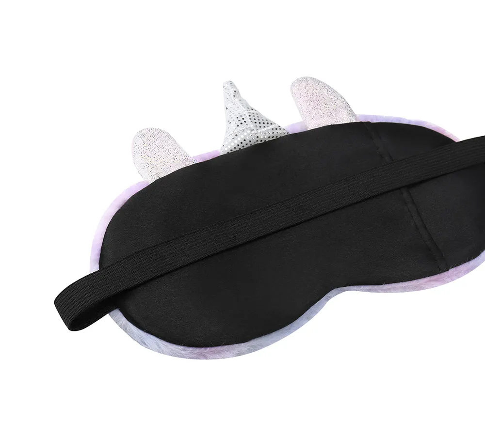 TARRAMARRA® Faux Fur Ultra Plush Unicorn Eye Mask