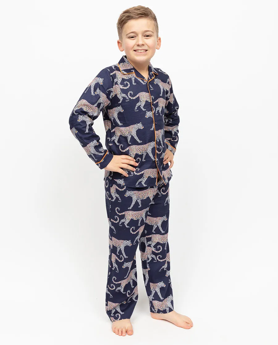 Taylor Kids Unisex Leopard Print Pyjama Set