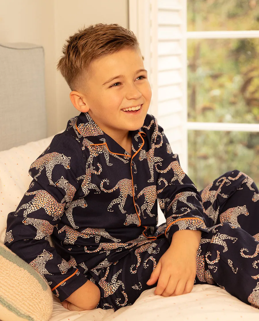 Taylor Kids Unisex Leopard Print Pyjama Set