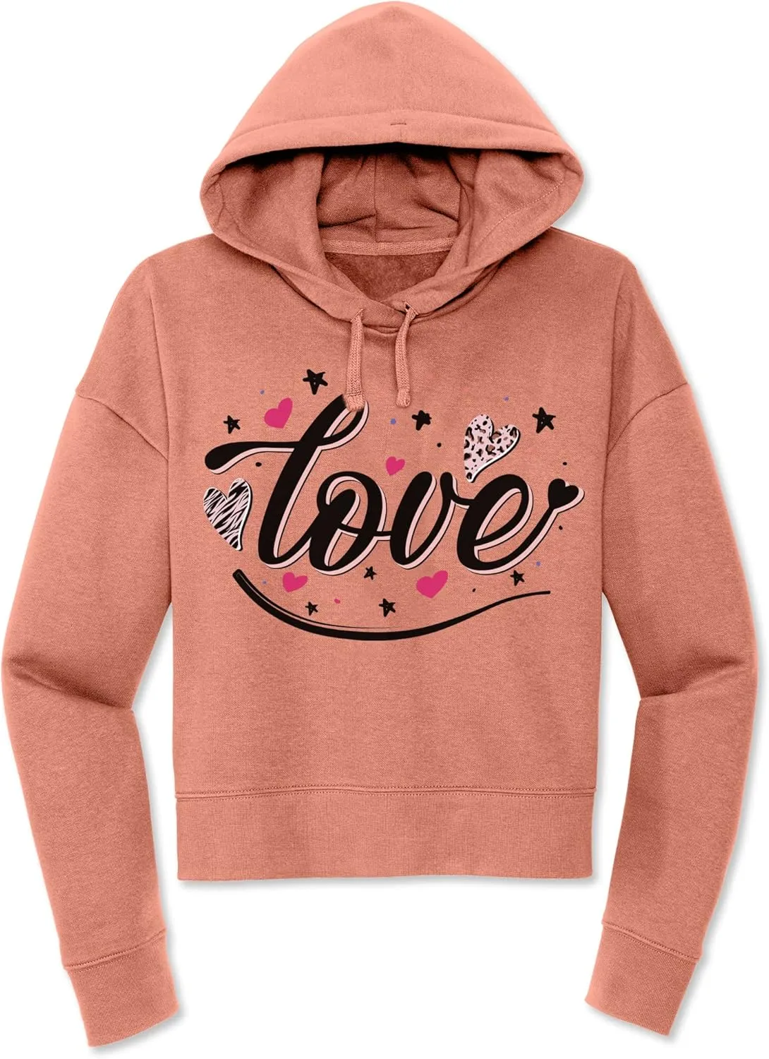 TEEAMORE Custom Fleece Hoodie For Women Personalized Fleece Hoodie Women's Hooded Sweatshirt