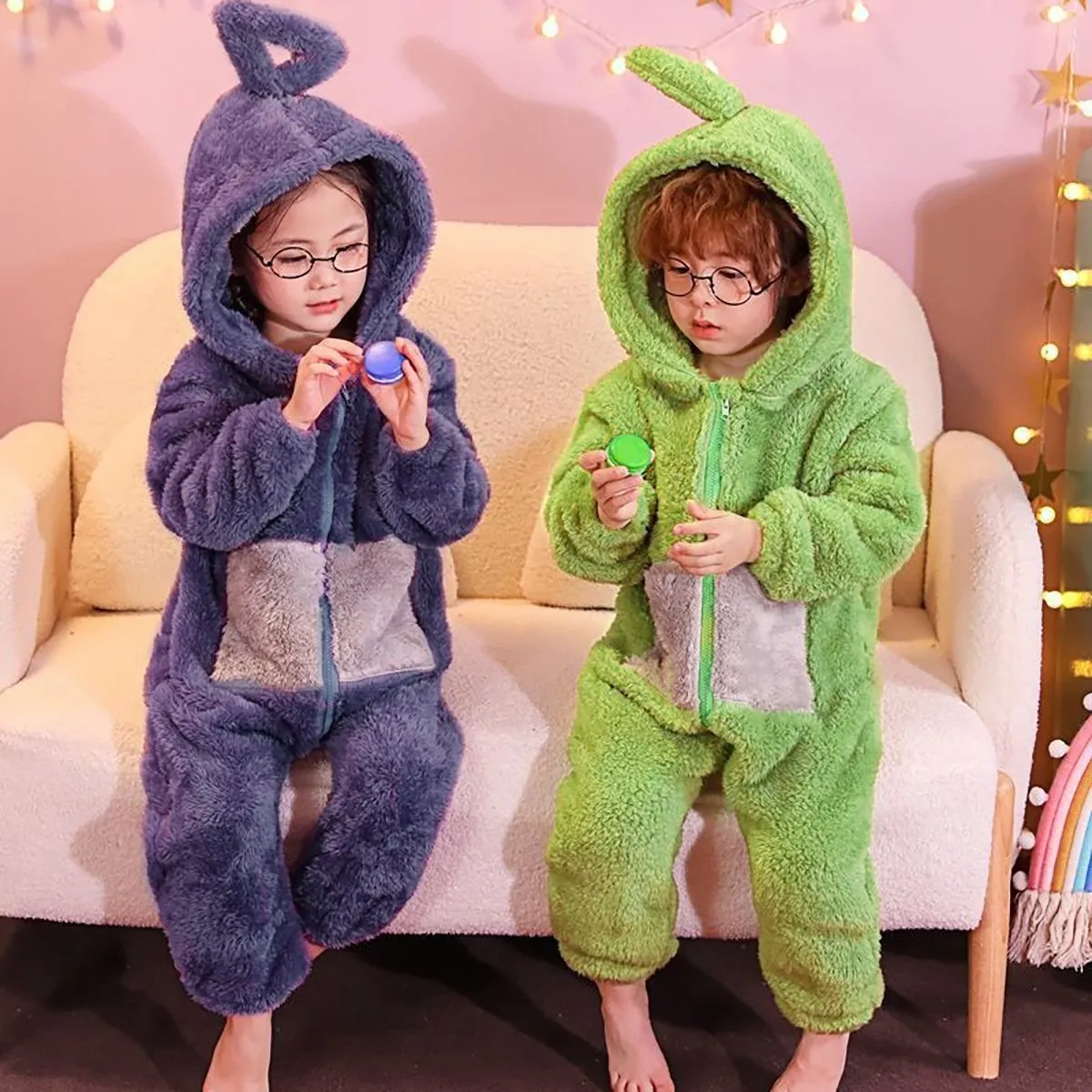 Teletubbies Parent-Child One-Piece Sleepsuit