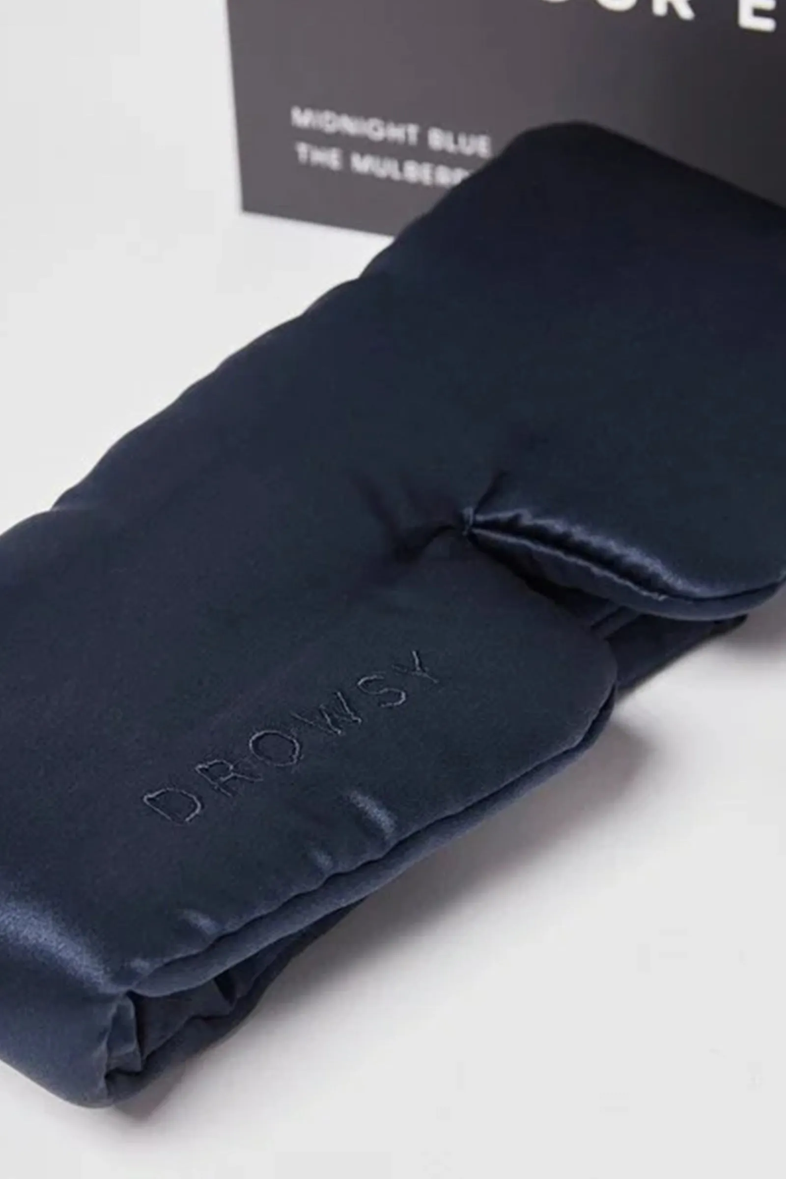 The Drowsy Midnight Blue Silk Sleep Mask