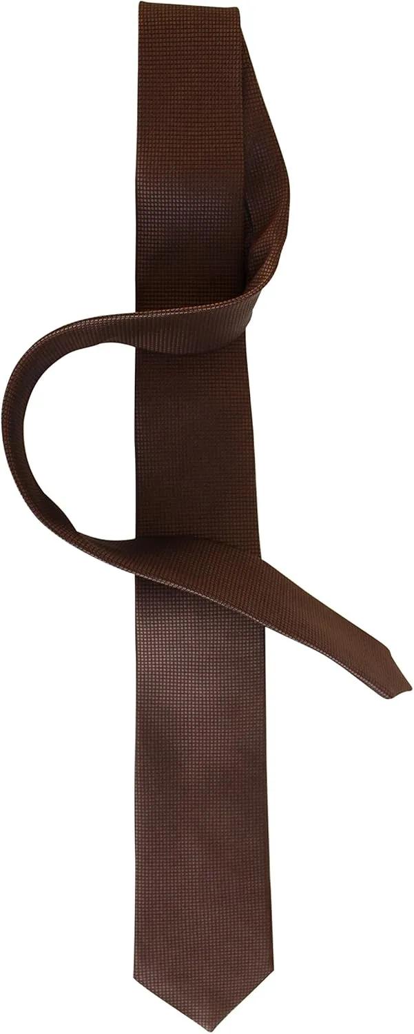 The Essential Mens Skinny Silk Tie  La Cravate Premium Silk Jacquard - 100% Silk - 22 Shades of Silk