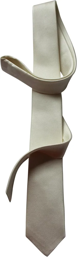 The Essential Mens Skinny Silk Tie  La Cravate Premium Silk Jacquard - 100% Silk - 22 Shades of Silk