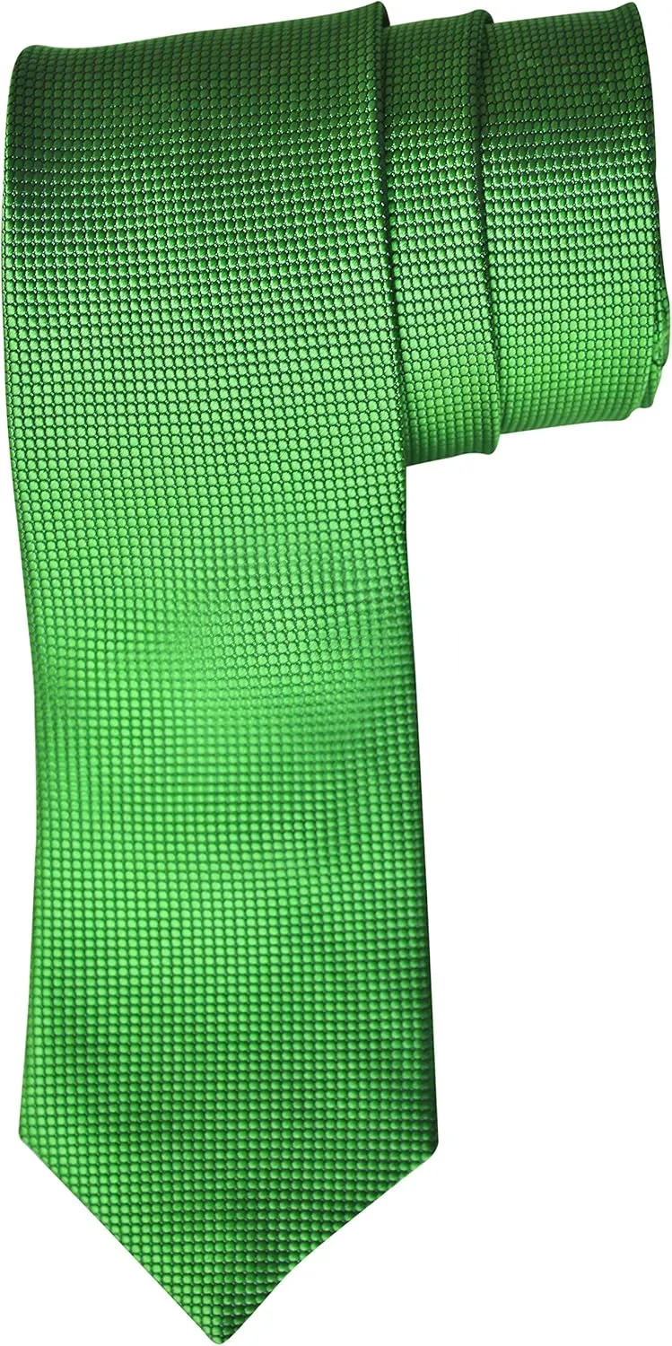 The Essential Mens Skinny Silk Tie  La Cravate Premium Silk Jacquard - 100% Silk - 22 Shades of Silk