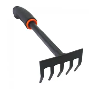 Thickened Garden Rake Anti-Rust Five Tooth Rake for Loosening Soil Weeding Gardening Tool, Durable Five Claw Soil Rake