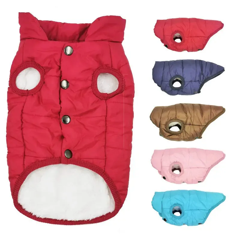 Thickened Warm Cotton Dog Vest Padded Jacket