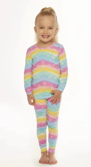 Tie Dye splash pajama set