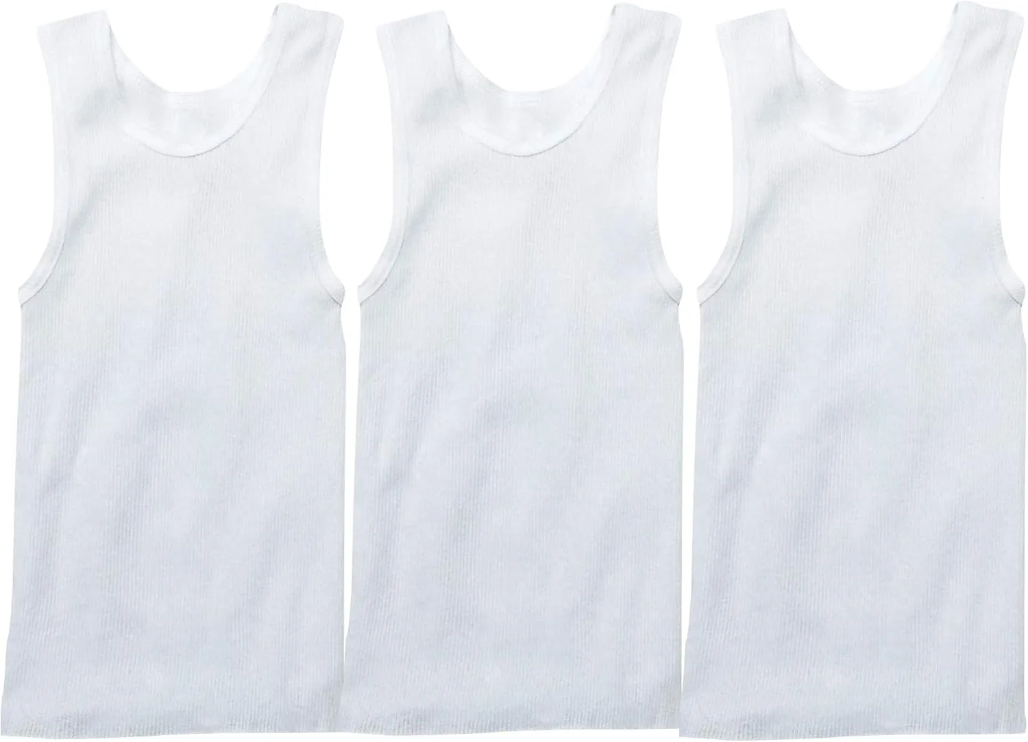 ToBeInStyle Boy's Pack of 3 or 6 Basic Cotton and Cotton Blend A-Shirts