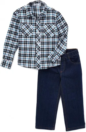 ToBeInStyle Boy's Pack of 3 or 6 Basic Cotton and Cotton Blend A-Shirts