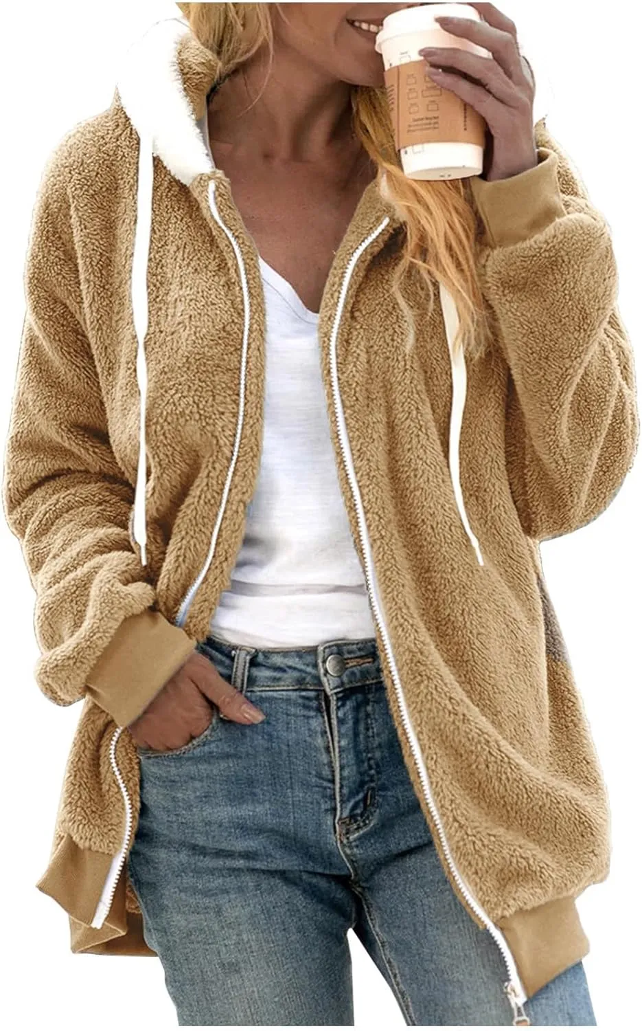 Today Prime on Hiking Jacket Women Hoodie Small Cropped Fleece Floral Jacket Women Sport Sweater Woman Womens Lightweight Fleece Jackets Women'S Springs Fleece Jacket