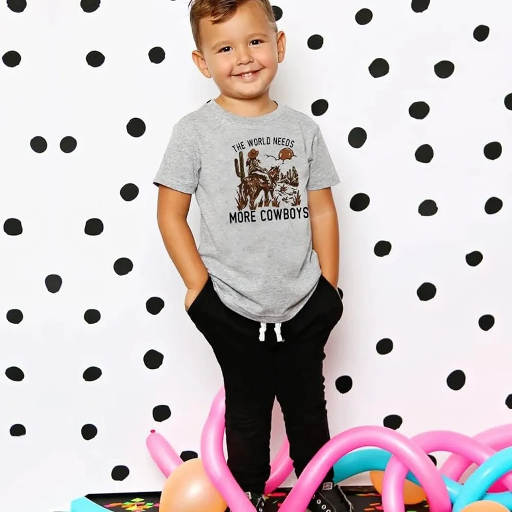 Toddler Baby Boys Short Sleeve Graphic T-Shirt Top Funny Letters Print Cotton Tee