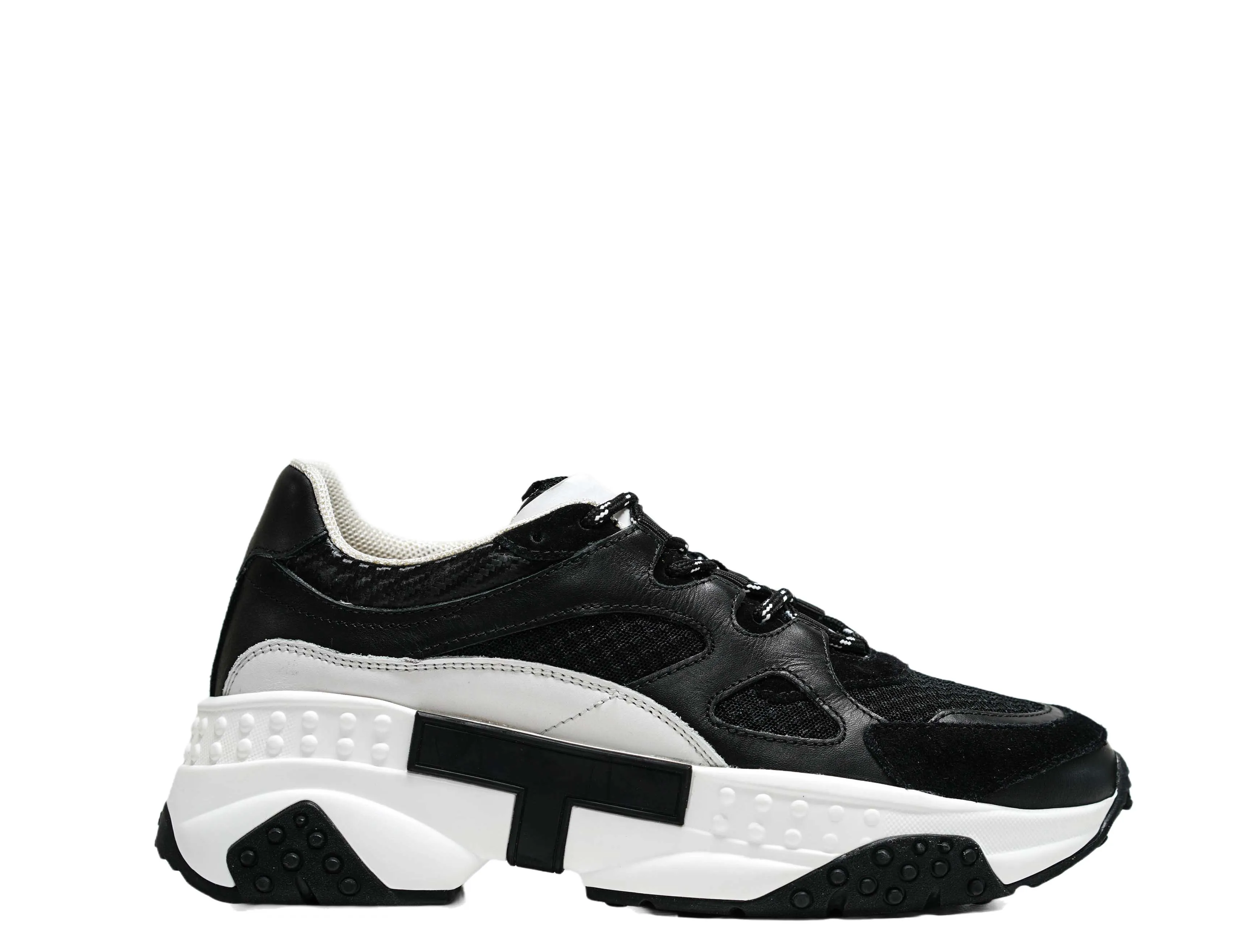 Tod's Men's Black & White Sneaker M57B0BL4.   50% OFF