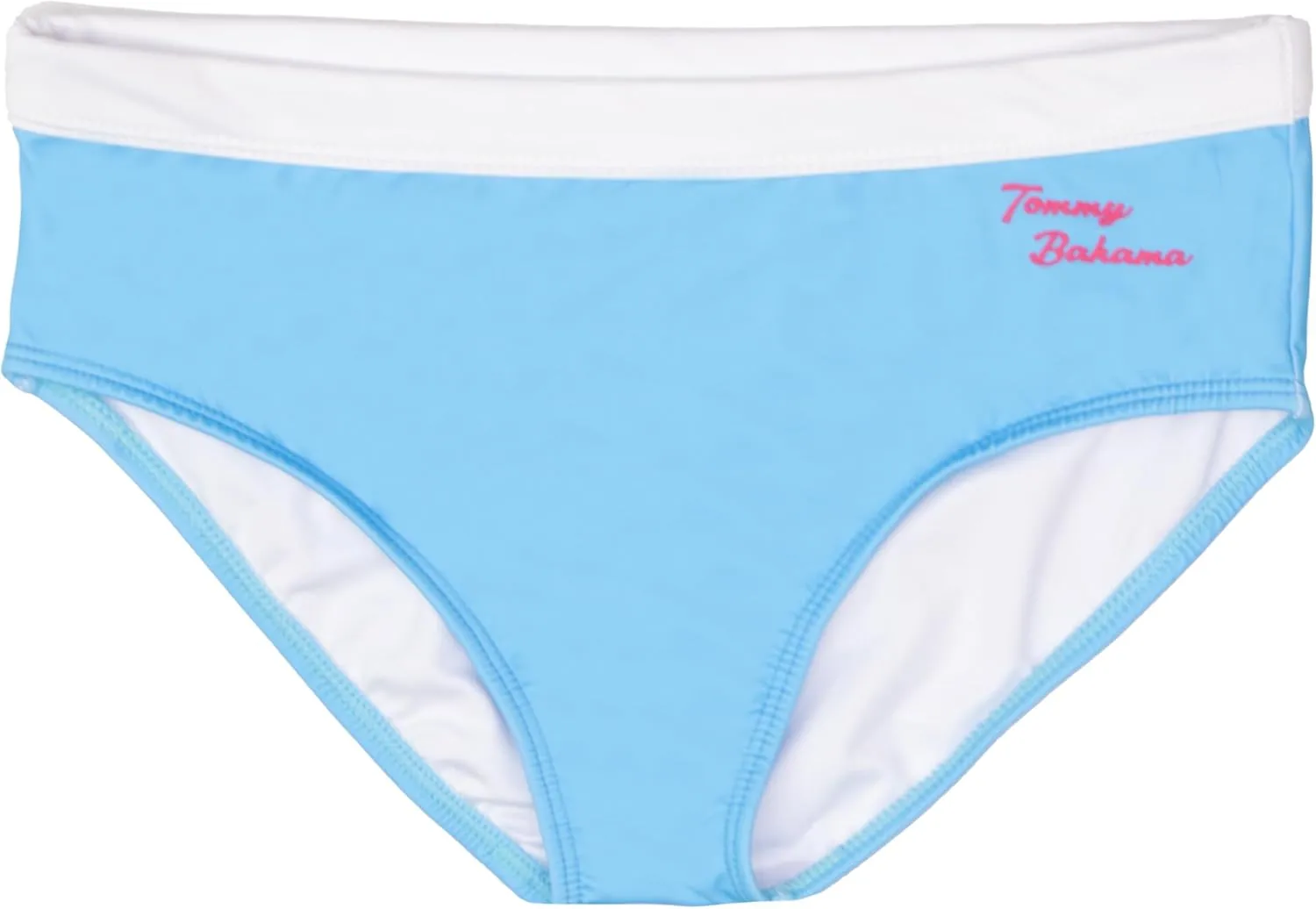 Tommy Bahama Girls 2-Piece Swimsuit Set, Cropped Long-Sleeved Rash Guard and Bikini Bottoms, Quick-Drying Swimwear for Kids