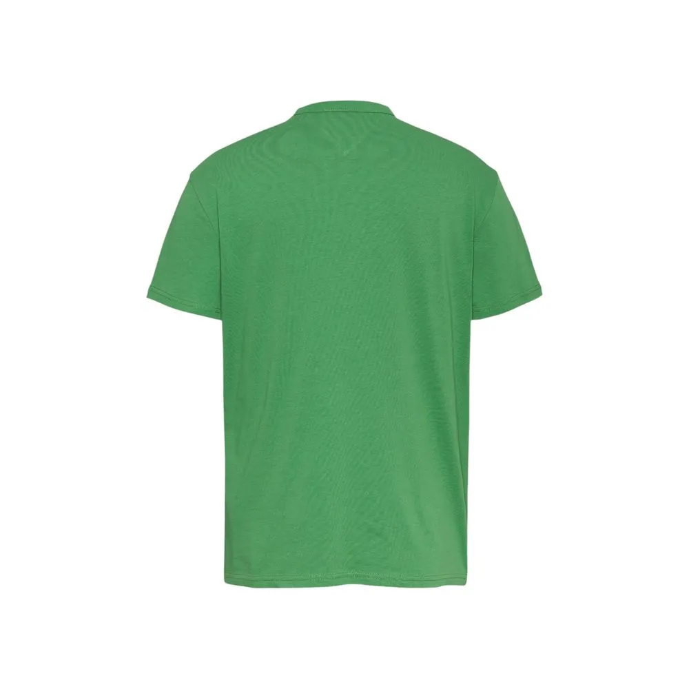 Tommy Hilfiger Jeans Green Cotton Rigenerato T-Shirt