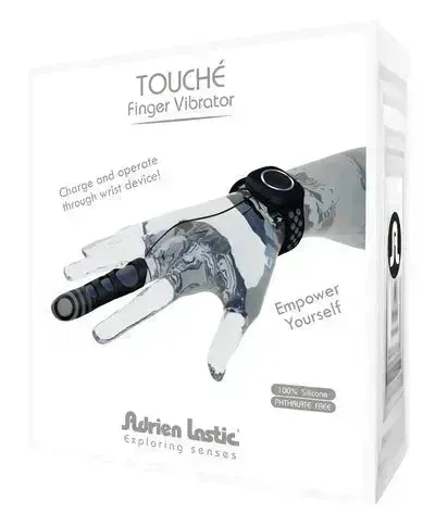 Touche Finger Vibrator Grey-Black