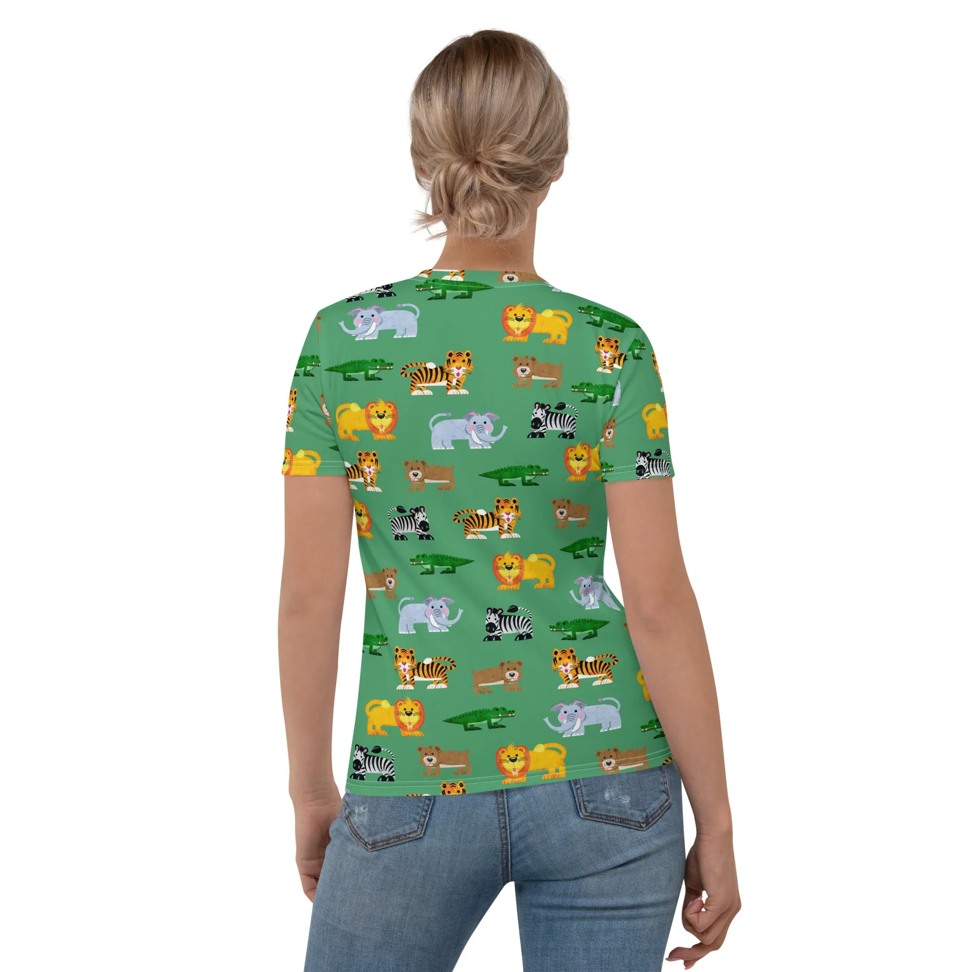 Triazzle Baby - Animals (all over) - green