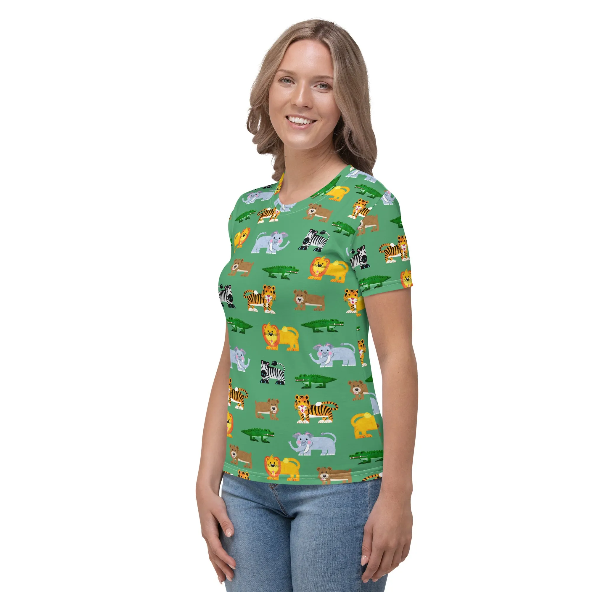 Triazzle Baby - Animals (all over) - green