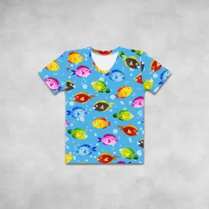 Triazzle Baby - Fish (all over) - blue