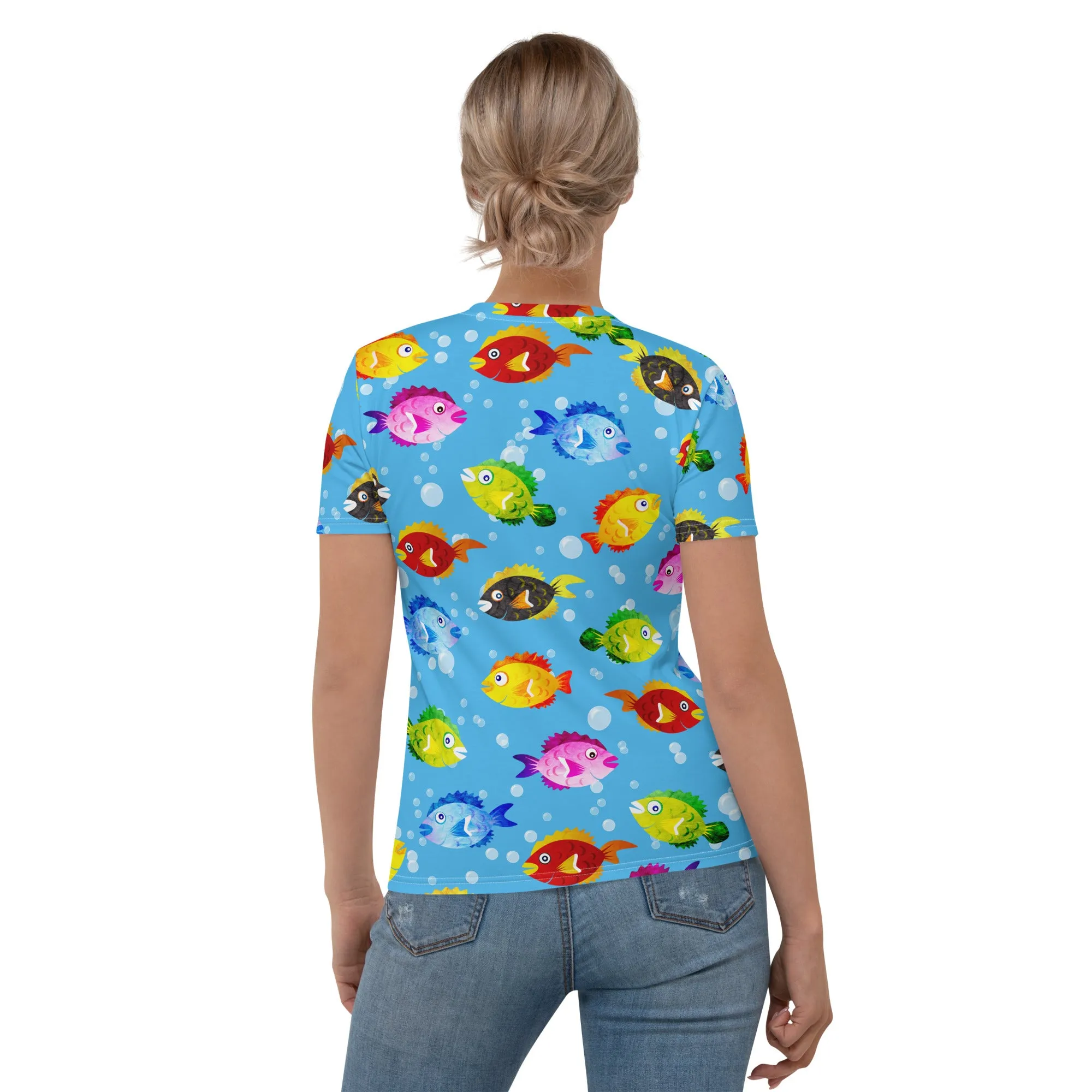 Triazzle Baby - Fish (all over) - blue