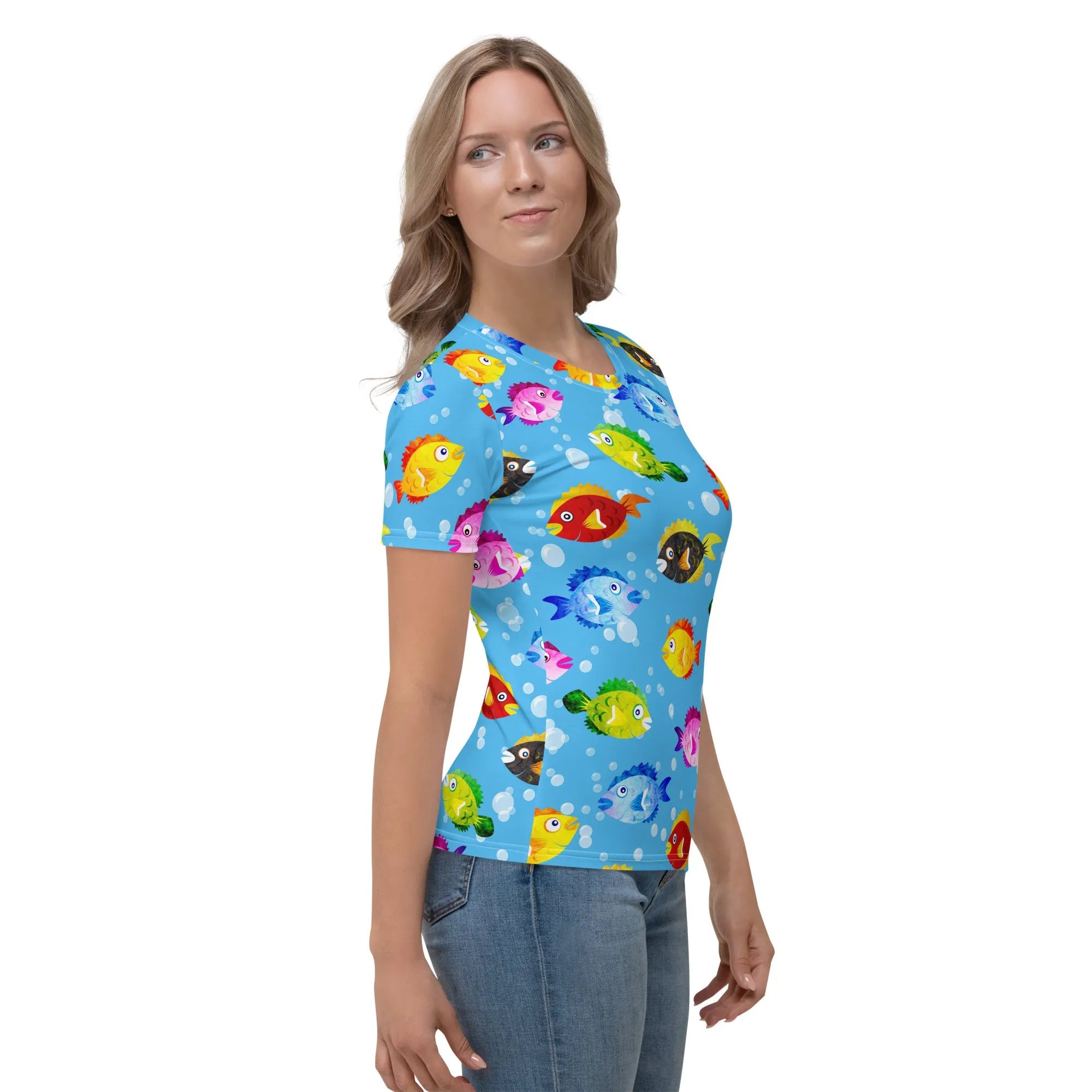 Triazzle Baby - Fish (all over) - blue