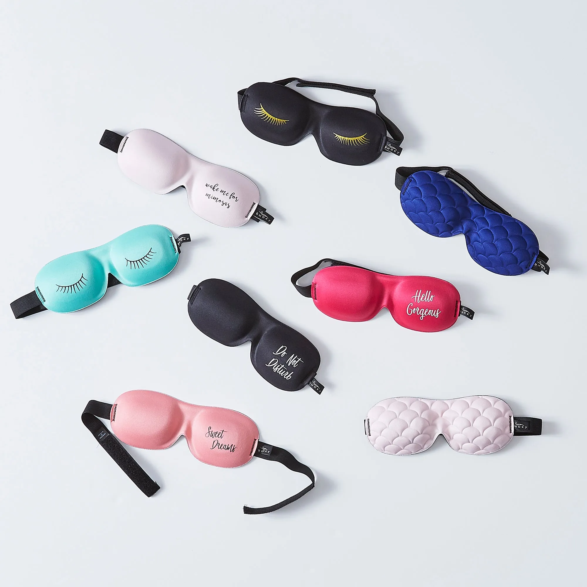 Ultralight Sleep Mask - Pink Scallop