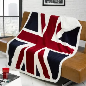 Union Jack Throw Red