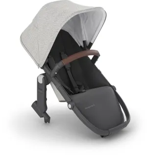 UPPAbaby RumbleSeat V2  - Anthony (White and Grey Chenille / Carbon Frame / Chestnut Leather)