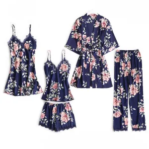 V-Neck Lace Sleepwear Sexy Nightie