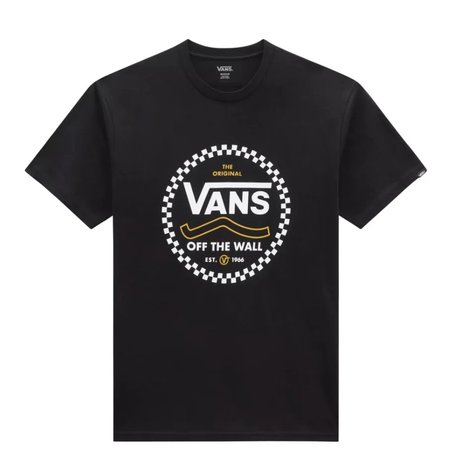 Vans Mens Round Off T-Shirt Vn000fjsblk1 Black