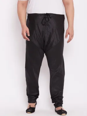 Vastramay Black Silk Blend Pyjama
