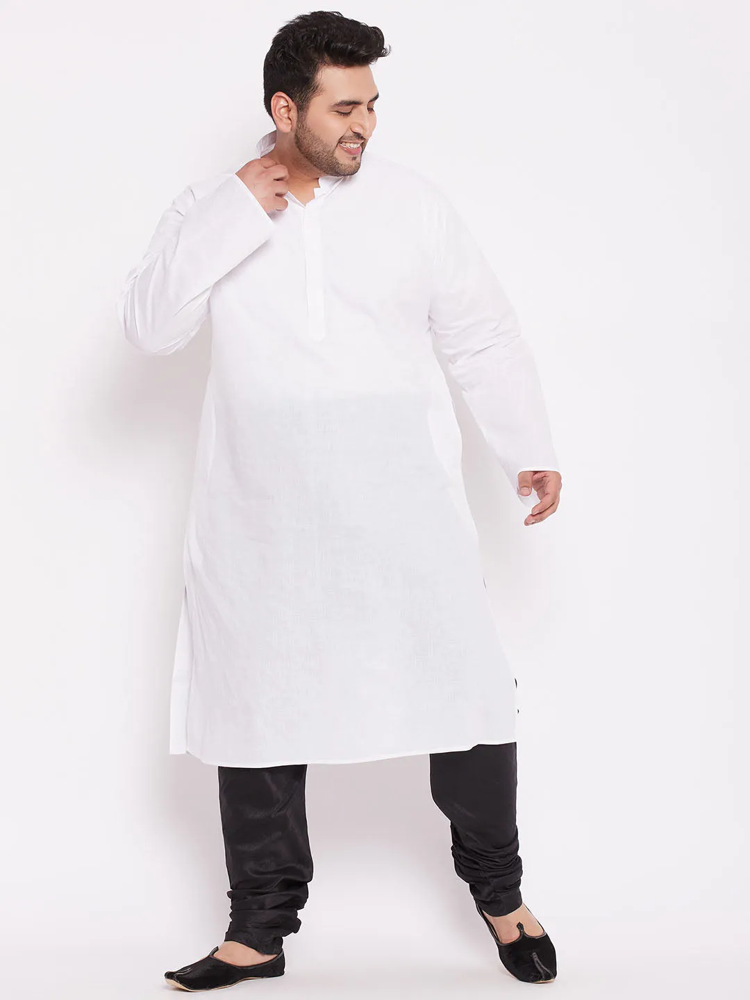 Vastramay Black Silk Blend Pyjama