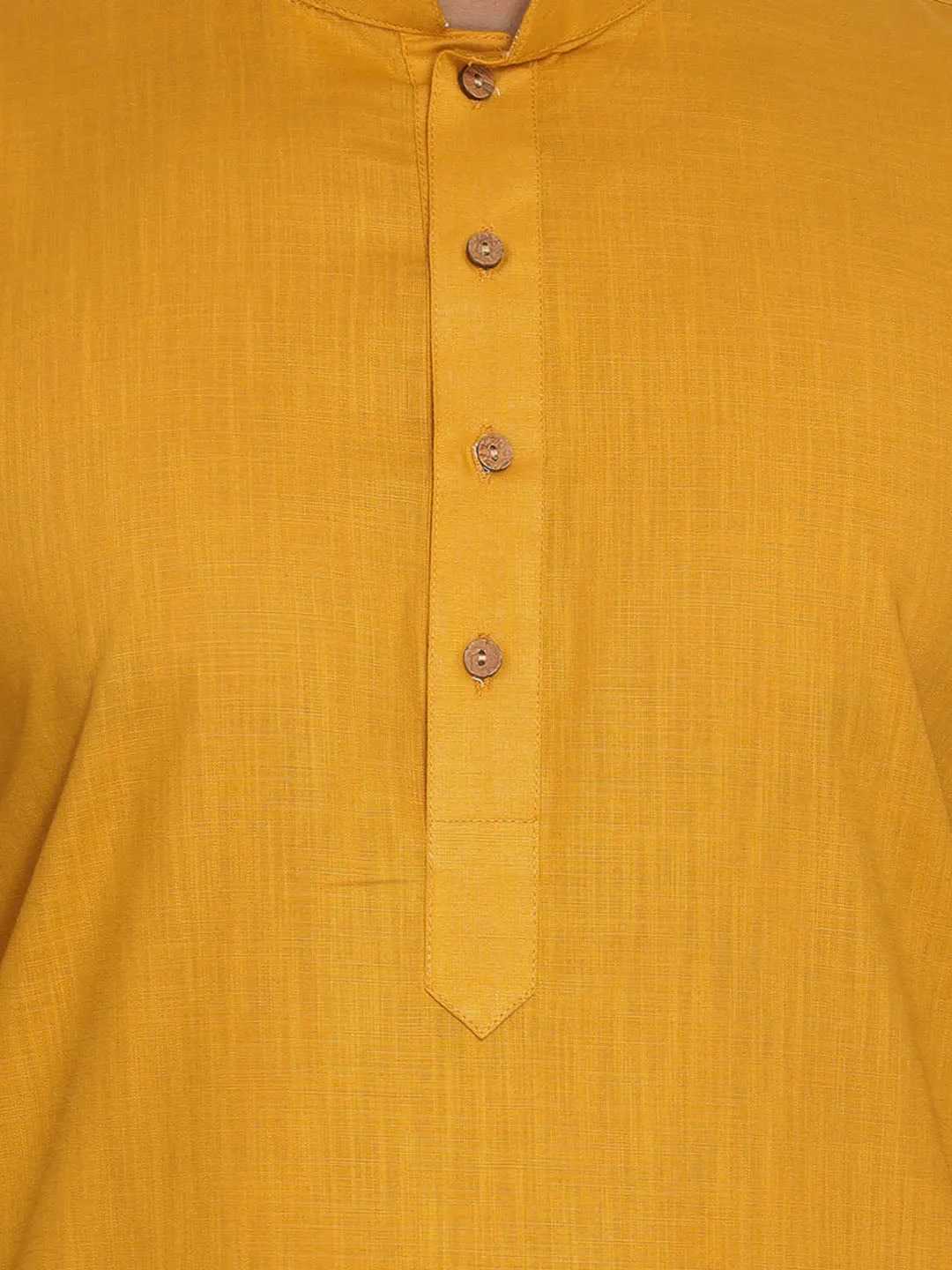 VASTRAMAY Turquoise Ikkat Nehru Jacket Kurta Set