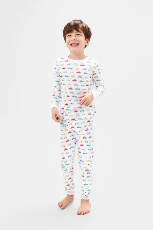Vehicles Organic Cotton Pajama Set