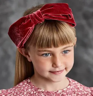 Velvet Bow Headband