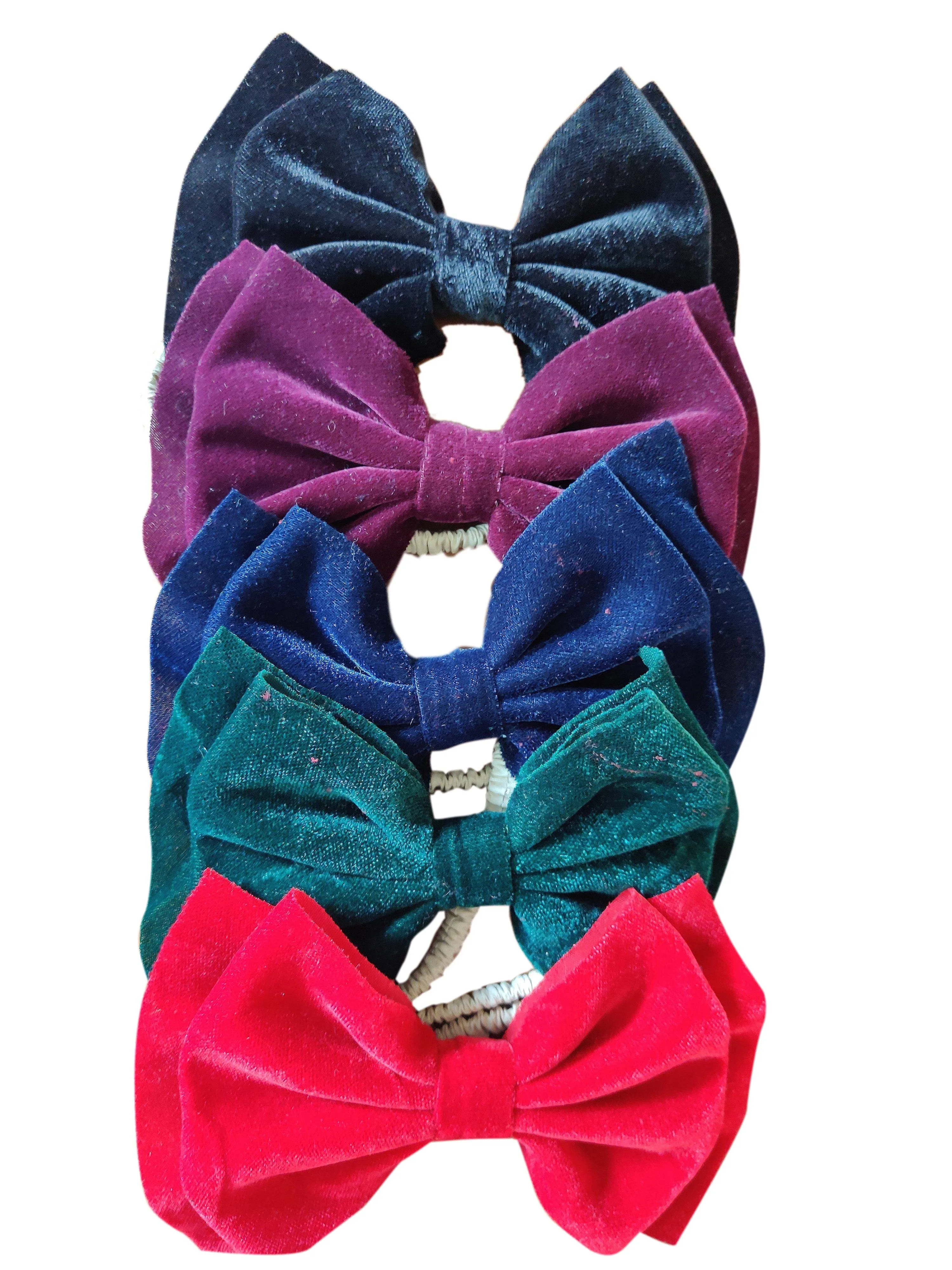 Velvet Bow Headband