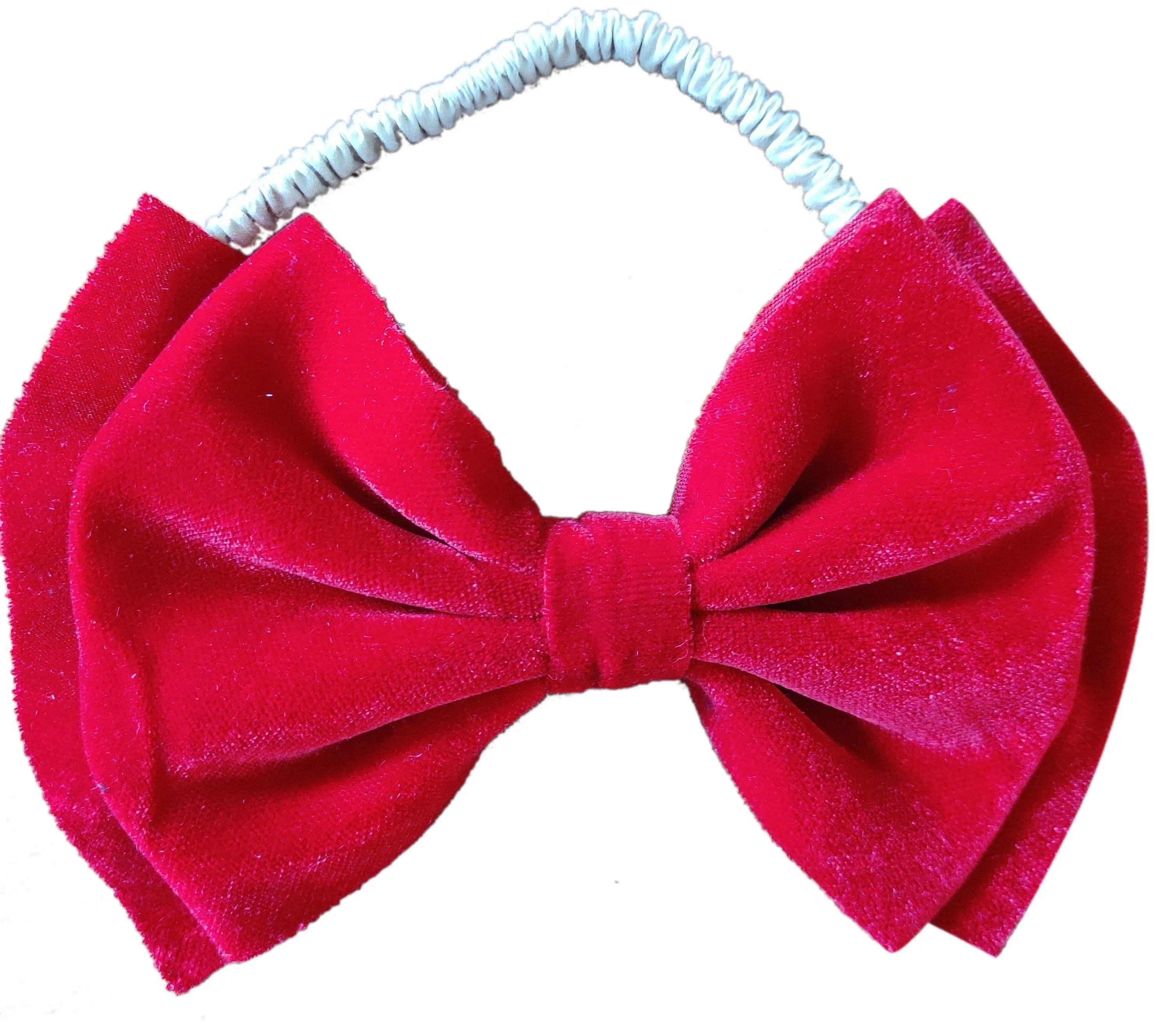 Velvet Bow Headband