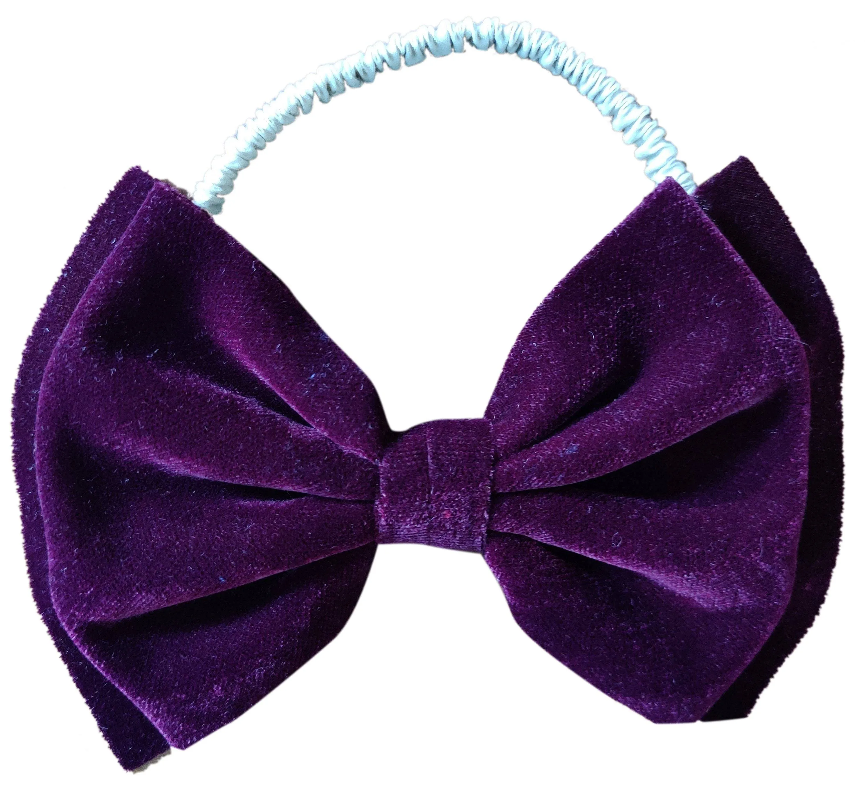 Velvet Bow Headband
